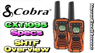 Cobra CXT1095 Radio - Specs - SHTF Overview