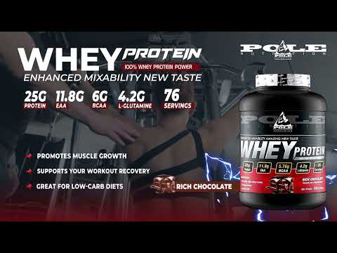 Pole Blueberry Muffin Flavour Balanced Whey Protien Concentrate Powder