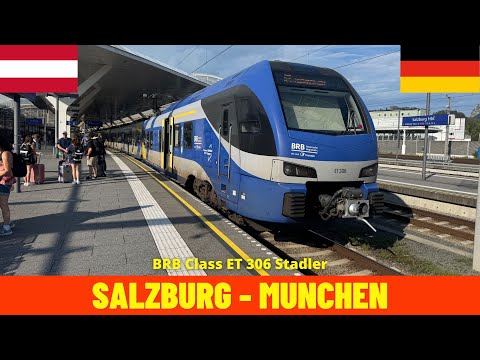 Führerstandsmitfahrt Salzburg - München (Österreich & Deutschland) 4K