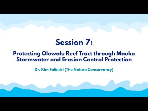 Session 7 — Protecting Olowalu Reef Tract through Mauka Stormwater & Erosion Control