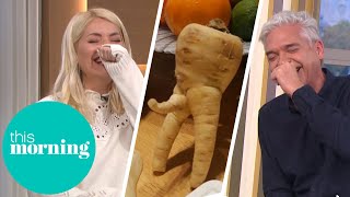 Phillip &amp; Holly Lose It Over Rude Vegetables | This Morning