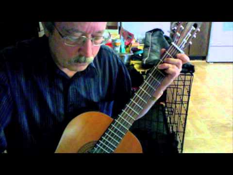 Jean Francois Delcamp D01 Classical Guitar Lesson 4, pg 24, Anonyme Lundi Matin