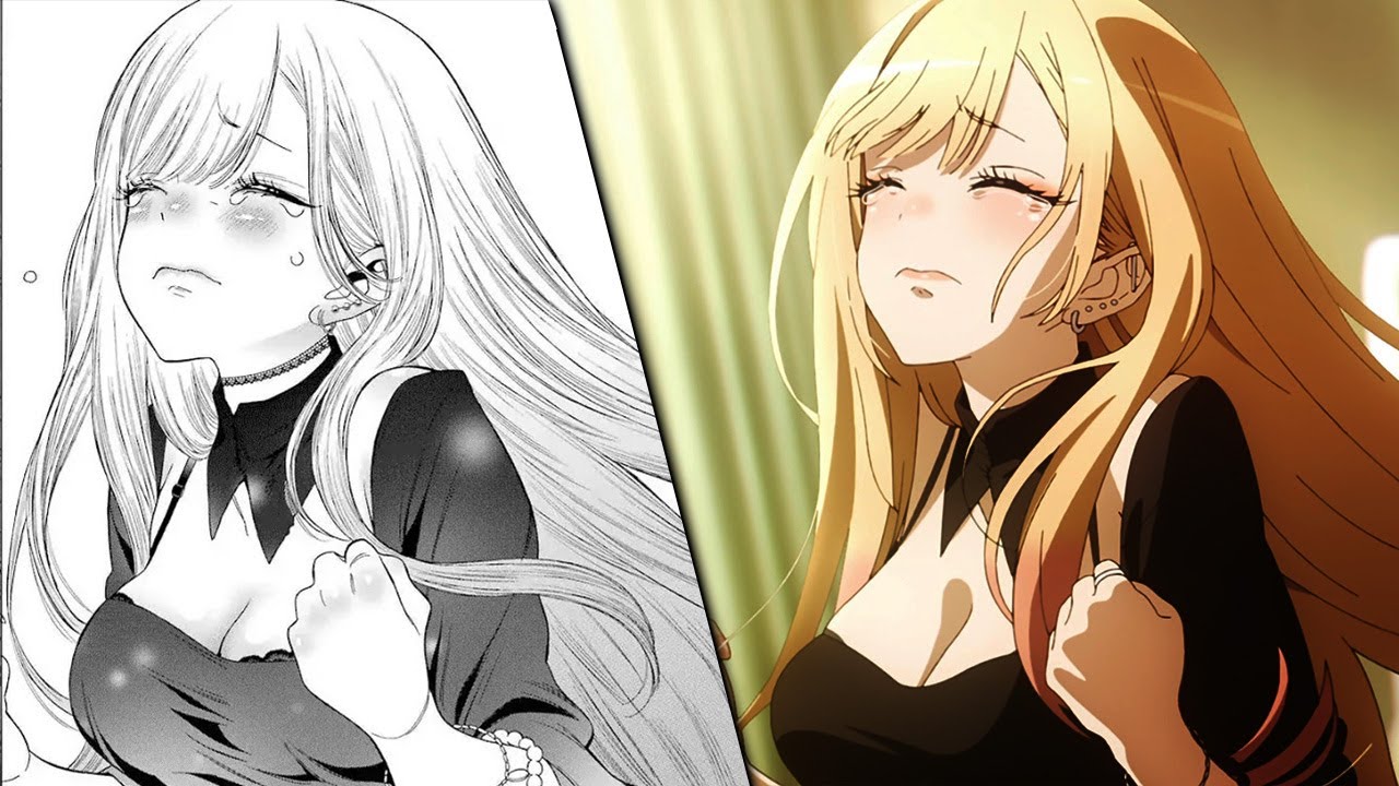 My Dress Up Darling Manga and Anime Comparison and Differences For Episode 1