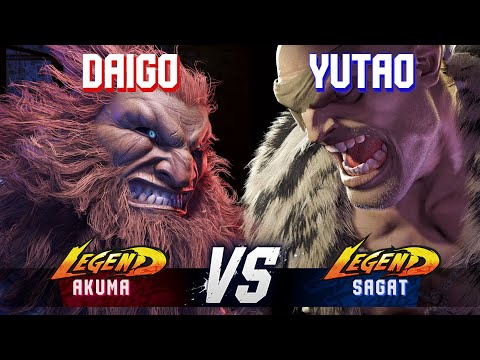 SF6 ▰ DAIGO (Akuma) vs YUTAO (Sagat) ▰ High Level Gameplay