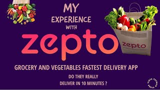 Zepto 10 Minutes Delivery | Fastest Grocery Delivery | Do They Really Deliver in 10 Min?| In Telugu
