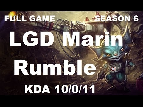 LGD Marin - Rumble vs Ryze - Top - Full Game