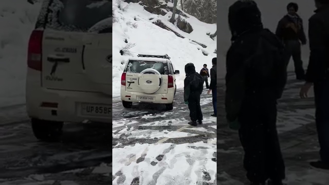 Tuv 300 sleep on snow || #explore #viral #mahindra