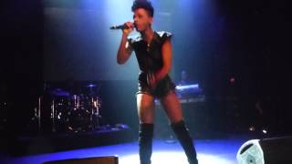 Dawn Richard singing a Danity Kane medley in NYC