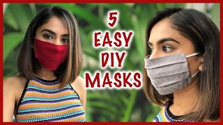 How To Make A Mask At Home | 5 Easy DIY Masks | Kreena Desai