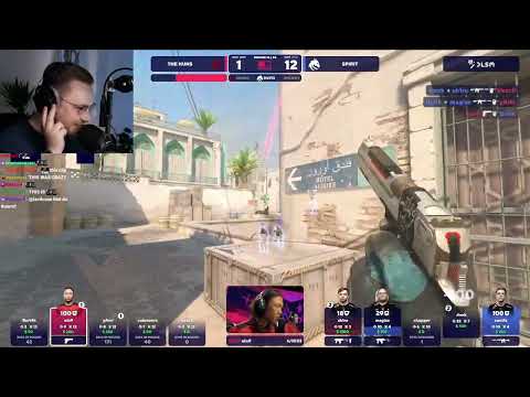 ohnePixel - react nin9 deagle clutch 1 vs 4 Spirit!!