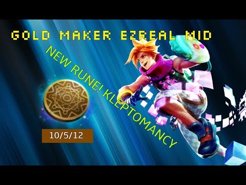 EZREAL MID | NEW RUNE KLEPTOMANCY | by BULLsaman