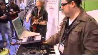Laura Clapp & Robbie Bronnimann playing live at Namm Show 08
