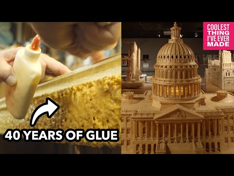 7.5 Million Matchsticks and 40 Years of Work - Amazing Art