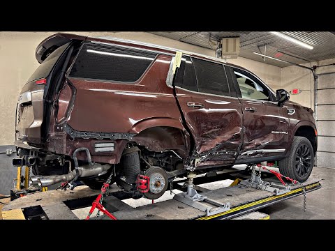 GMC Yukon Crash Repair | Side Collision Damage Rebuild