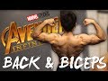18 DAYS OUT - FULL WORKOUT - BACK AND BICEPS