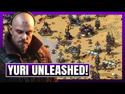 I Beat 7 Brutal AI as Yuri on Plush Bluff | Red Alert 2