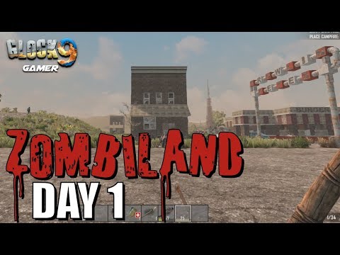 7 Days To Die - ZombiLand - Day 1 Video