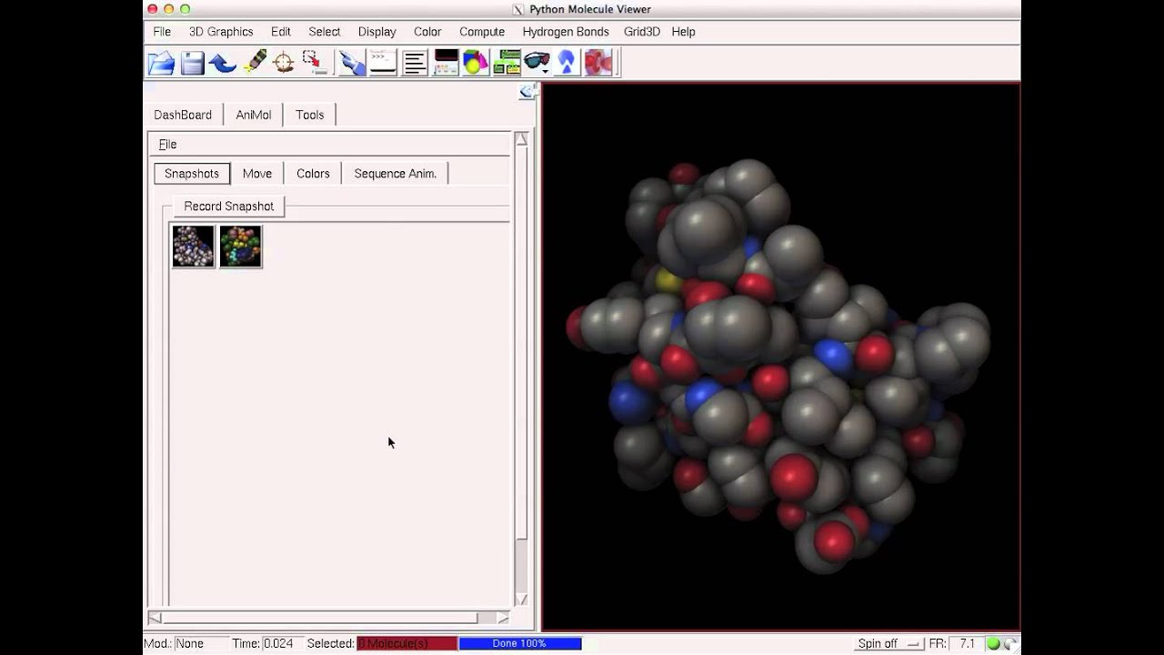 PMV (Python Molecular Viewer) with Ambient Occlusion in realtime
