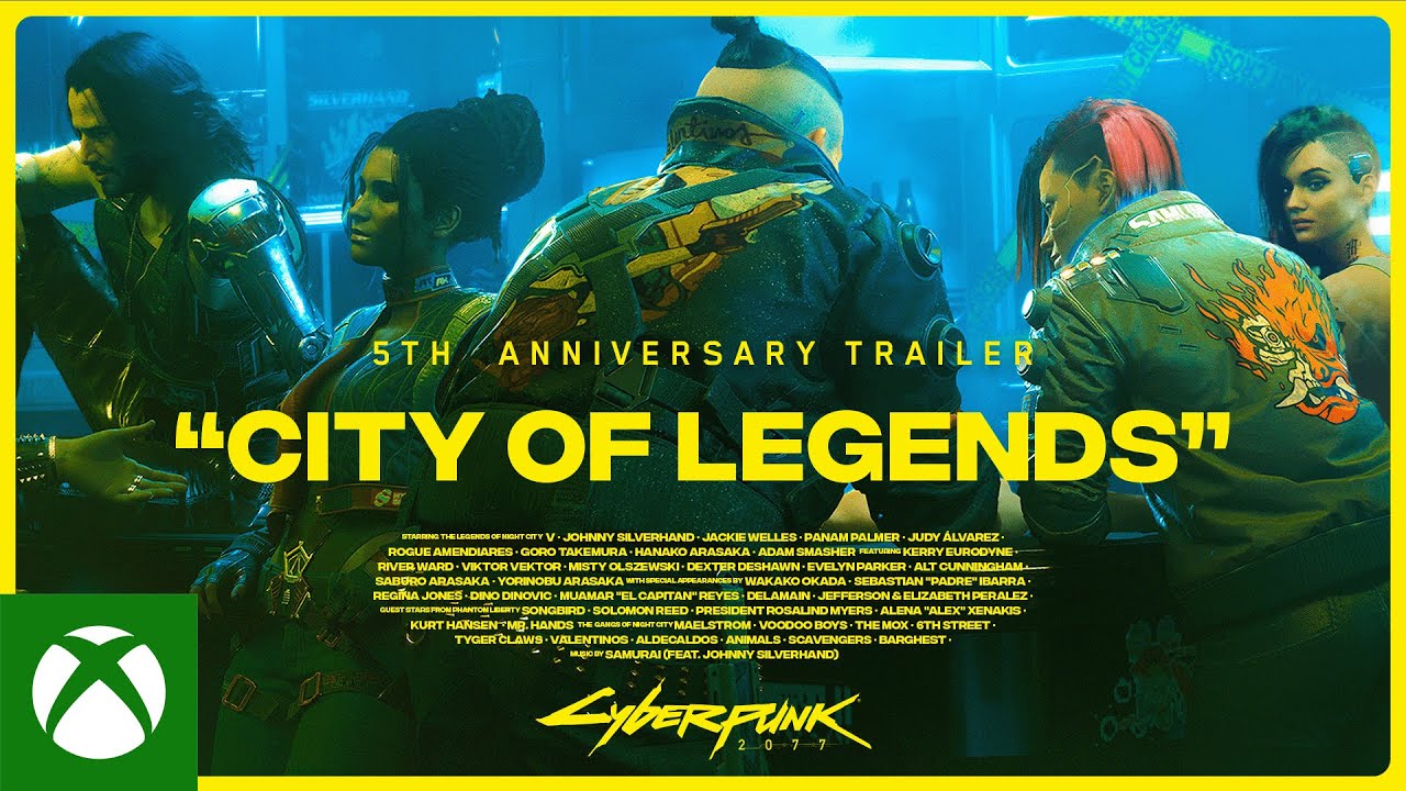 Cyberpunk 2077 5th Anniversary Trailer — City of Legends