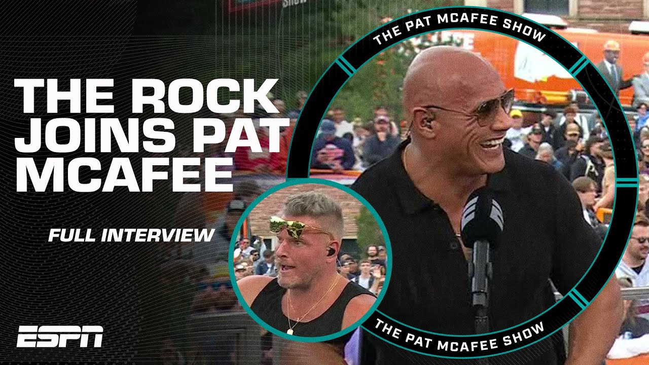Pat McAfee's FULL INTERVIEW with Dwayne 'The Rock' Johnson | The Pat McAfee Show
