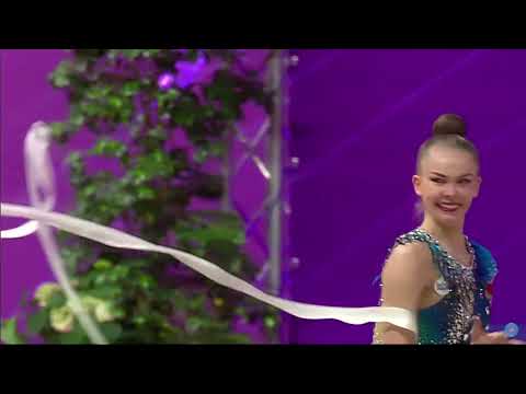 Anastasiia Salos Ribbon Final World Cup Pesaro 2021