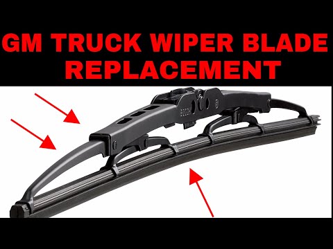 How To Replace Wiper Blades 1999-2007 GMC And Chevy Trucks