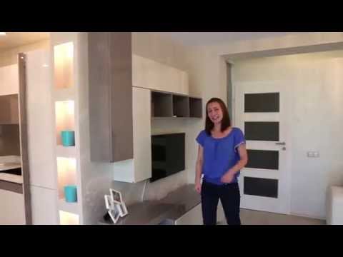 Zarra Design - Апартамент Лазурен бряг - кухня, трапезария, дневна, спалня, детска стая