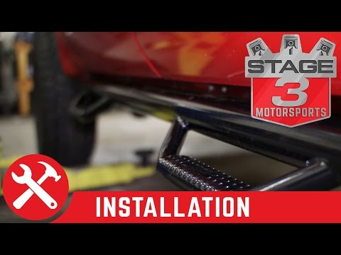 1999-2016 Super Duty F-250 and F-350 N-FAB Black Wheel to Wheel Nerf Step Install