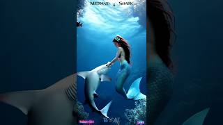 🧜‍♀️ A Bond Beyond Fear: Mermaid &amp; Shark Friendship 3 🦈💙#mermaid #shorts #shark