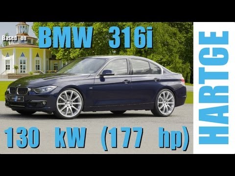 BMW 316i F30 Test Drive with HARTGE Engine Upgrade 80 - 180 km/h