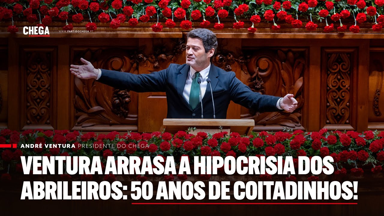 Ventura arrasa a hipocrisia dos Abrileiros: 50 anos de coitadinhos!