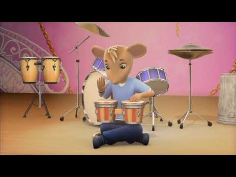 Angelina Ballerina: The Shining Star Trophy - The Camembert Academy Talent Show (US; FULL SCENE)