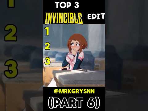 Ranking top 3 Invincible Edit part 6
