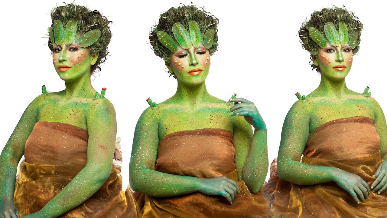 LADY CACTUS | CACTUS INSPIRED MAKEUP TUTORIAL