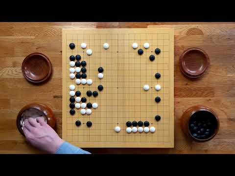 Yasui Senchi (W) vs Honinbo Jowa (B) "The best game fo the Era"  real board legendary Go game