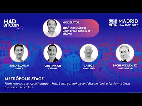 MadBitcoin Summit 2026 Panel moderado por Jose Luis Caseres