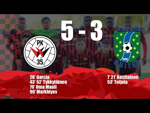 9.4. PK-35 - Tampere United 5-3 (2-2) - kooste