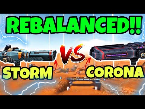 🔥CORONA VS STORM AFTER REBALANCE/NERF COMPARISON || WAR ROBOTS TEST SERVER ||