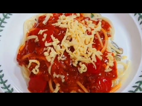 Pinoy Spaghetti | Filipino Spaghetti Recipe| Easy Spaghetti Recipe by.Estella