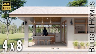 CECIL | UNIQUE TINY HOUSE with Minimalist Outdoor Kitchen for Entertaining, 355 ft² of inspiration