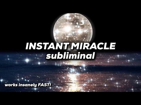 MIRACLE SUBLIMINAL 💫  attract instant miracles in 24hrs - Extremely Powerful!