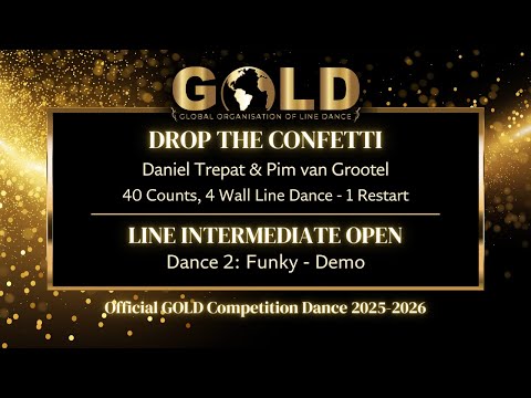 GOLD 2025 Line Intermediate Open - Dance 2: Funky "Drop The Confetti" - Demo with music