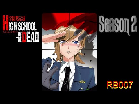 Highschool of the Dead SEASON 2 - The death of Tajima and Asami Nakaoka