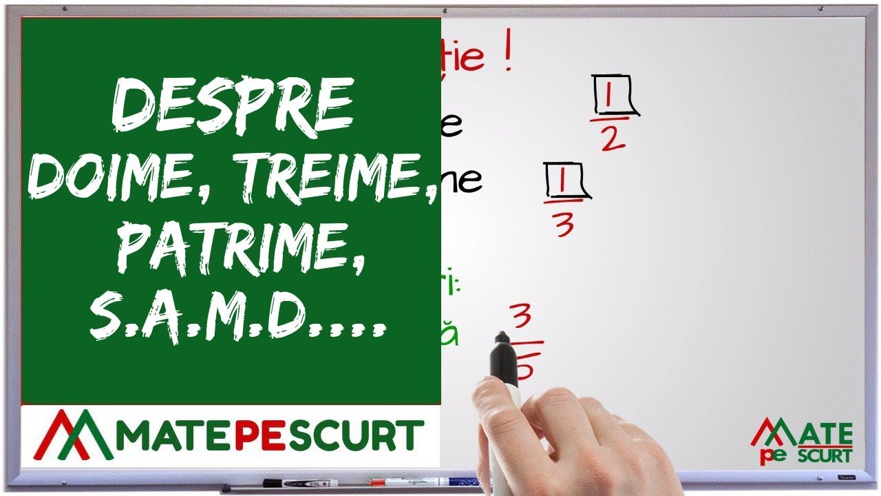 Despre doime, treime, patrime, s.a.m.d...