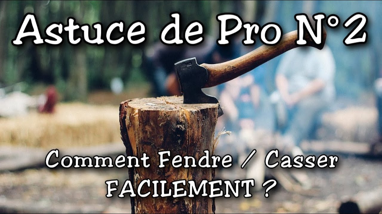Autonomie : FENDRE & CASSER facilement gros rondins de bois de 🔥 chauffage 🔥Astuces de Pro N°2