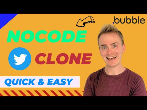 Build a Twitter clone with nocode in 20 minutes thumbnail