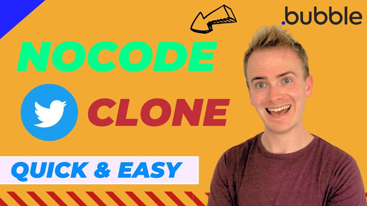 Build a Twitter clone with nocode in 20 minutes thumbnail