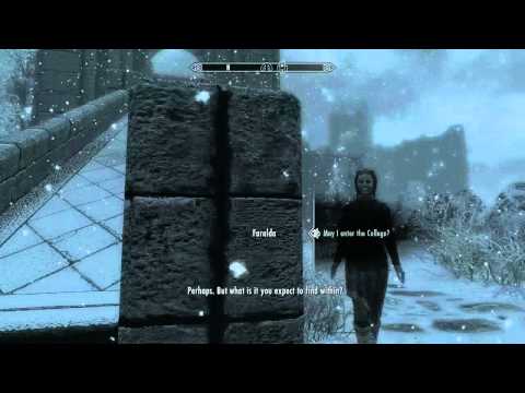 Elder Scrolls V: Skyrim Walkthrough Part 44 - Entering Winterhold College | GamersCast