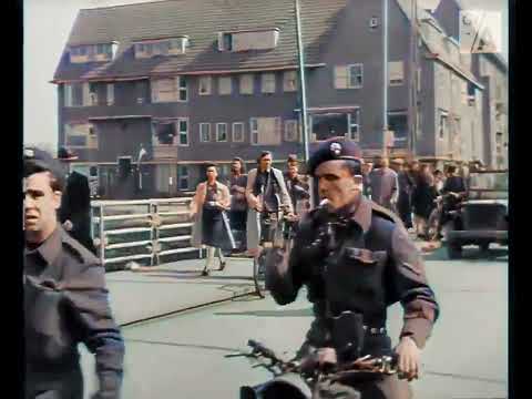 Colorized footage of the Liberation of the city of Groningen (April 1945)