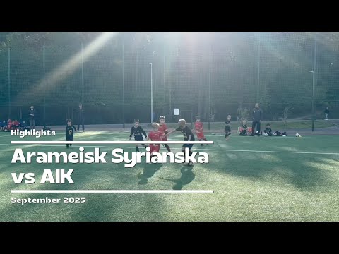Arameisk-Syrianska vs AIK Highlights - Top level youth soccer (6yo)